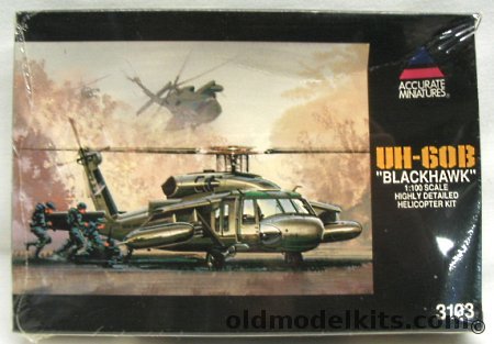 Accurate Miniatures 1/100 UH-60B Blackhawk, 3103 plastic model kit